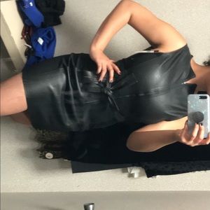 BCBG leather night dress